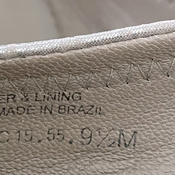 TORY BURCH➕Reva Metallic Cobra Ballet Flats - Picture 7 of 8